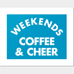 Cheerleading Coffee and Cheer Gift Posters and Art